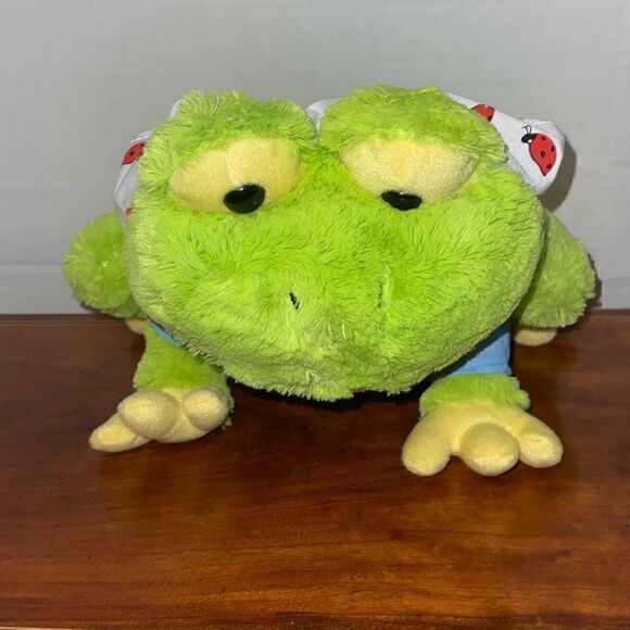 Hopper The Cancer Crusher 11” Frog Plush by Kelsey’s Dream Helping Kids in Need - Picture 15 of 16